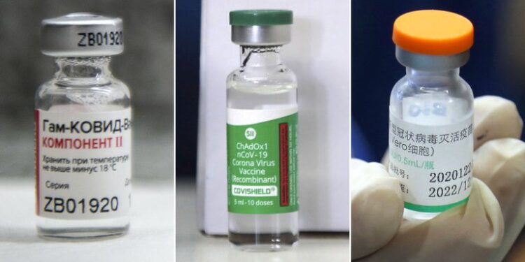 Sputnik V, Covishield y Sinopharm: diferencias entre las tres vacunas
