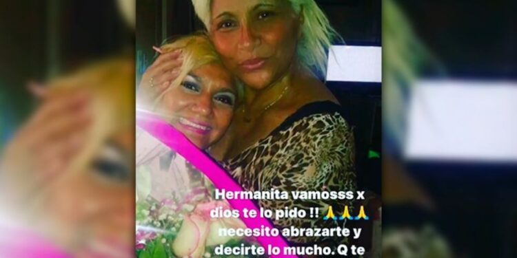 Gladys La Bomba Tucumana rogó por la salud de su hermana
