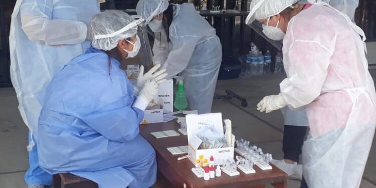 Esquina: este lunes continúan los hisopados