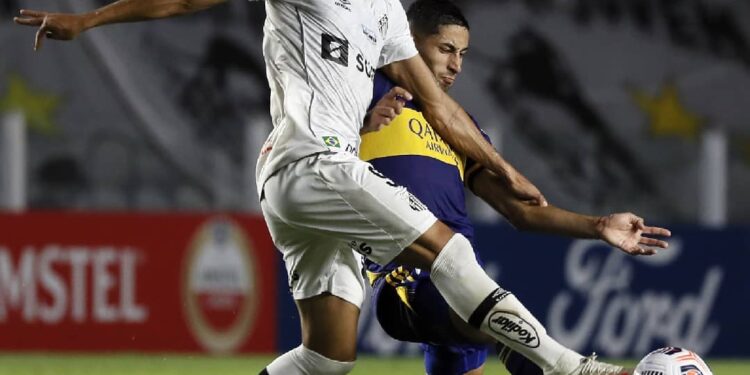 Boca perdió 1 a 0 ante Santos en Brasil y definirá la clasificación de local