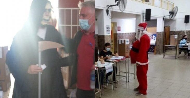 Perlitas: San La Muerte, Papá Noel y otros personajes que participaron de las elecciones