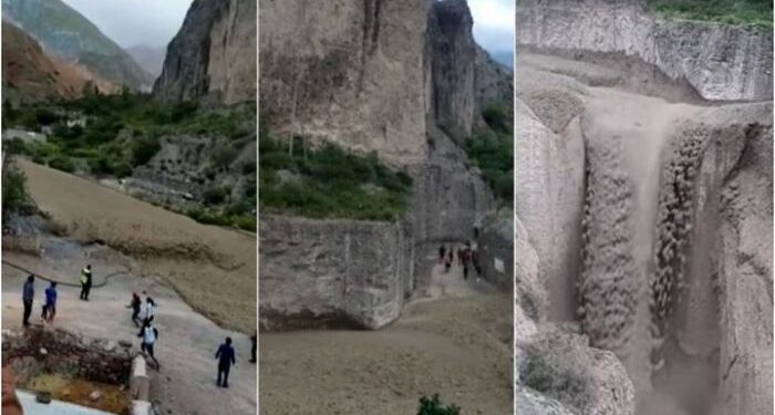 Impresionante alud de barro y piedras sorprendió a los salteños