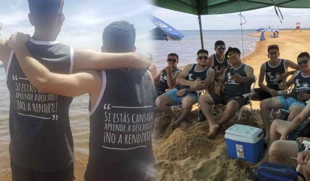 Ahorró por un año y llevó a todos sus empleados de vacaciones a la playa