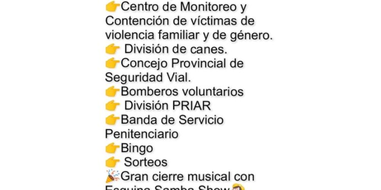 El Programa Plaza Segura de la Policía de Corrientes llega a Esquina﻿