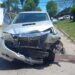 Esquina: Colisionaron dos camionetas