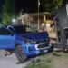 Esquina: chocaron una camioneta y una ambulancia