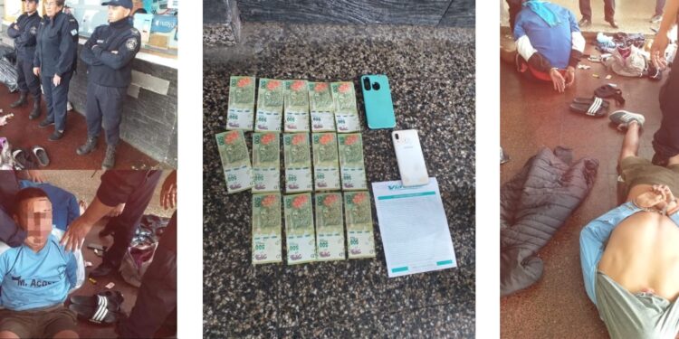 Esquina: robaron en un local céntrico a plena luz del día y terminaron detenidos