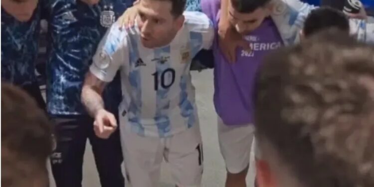 La emocionante arenga de Lionel Messi antes de la final con Brasil en el Maracaná