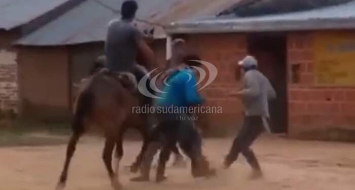 Isla Apipé: 4 hombres se trenzaron a “rebencazos” y golpes de puños