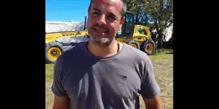 Tognola sobre las máquinas que envió el gobernador: “Estamos muy conformes por esta gestión”