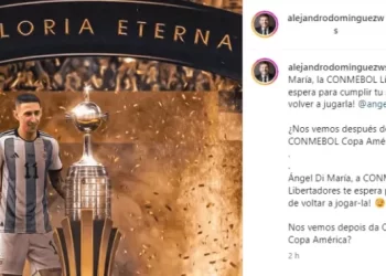 Conmebol invitó a Di María a jugar la Copa Libertadores: “Te espera para cumplir tu sueño”