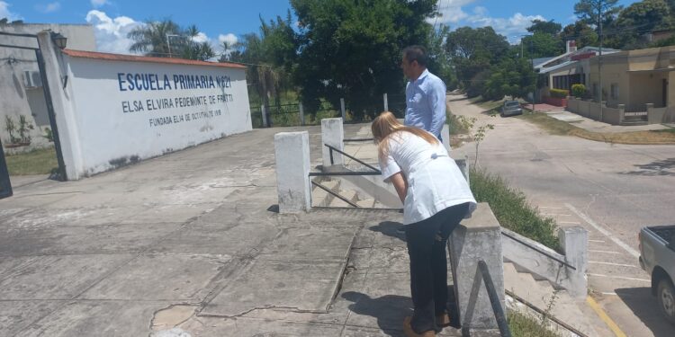 Tognola se comprometió a gestionar ante el gobierno provincial una ayuda para la escuela 621