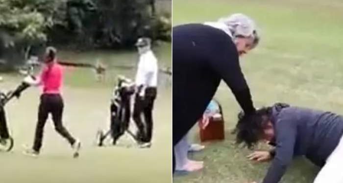Atacaron a una jubilada por tomar mate en un campo de golf