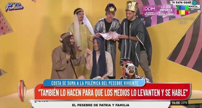 Denunciaron al canal de streaming Olga por parodiar el pesebre viviente