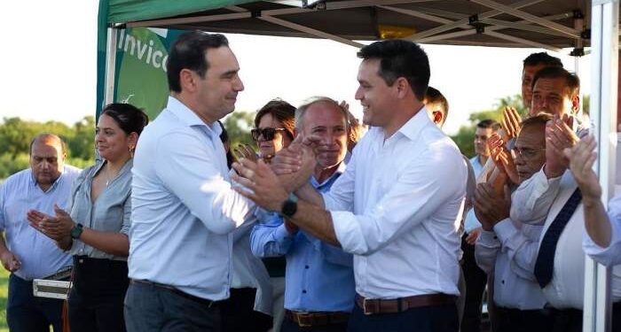 Valdés anunció avances en la pavimentación de la Ruta 24 en Perugorría