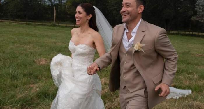 Luciano Pereyra se casó con Julia Rezzuto: las fotos de la íntima ceremonia