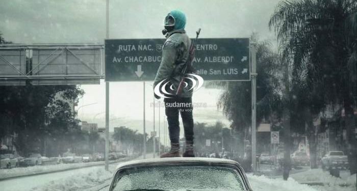 Así se vería la ciudad de Corrientes en el universo de “El Eternauta”