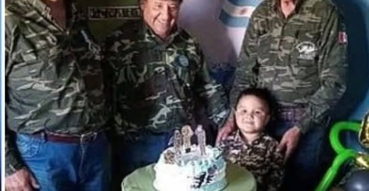El tierno festejo de Genaro: un nene de 5 años eligió las Islas Malvinas como temática de su cumpleaños