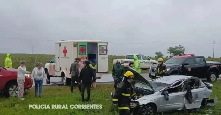 Tragedia en Corrientes: un bebé murió tras despiste en Ruta Nacional 14