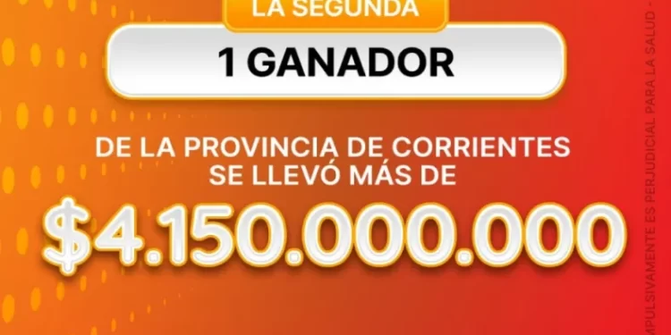 Un correntino ganó más de $4 mil millones en el Quini 6