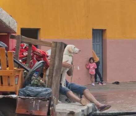 San Luis del Palmar: Más 230 mm de agua caída y siete familias evacuadas