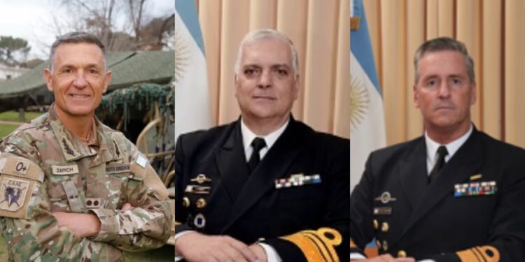 Nación confirmó a la nueva cúpula de las Fuerzas Armadas