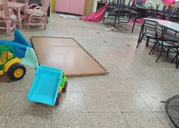 Robaron en un jardín, causaron destrozos y se tomaron todo el jugo de un cumpleaños