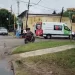 Accidente entre un auto y una moto en la avenida Juan Ramón Vidal y calle Santa Rita