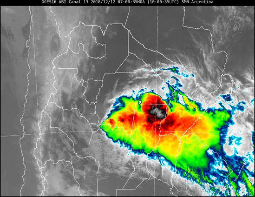El Sur Provincial en alerta por fuertes lluvias y tormentas
