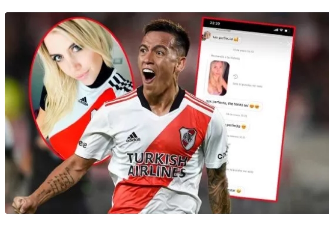 Wanda Nara: se filtraron mensajes de un jugador de River