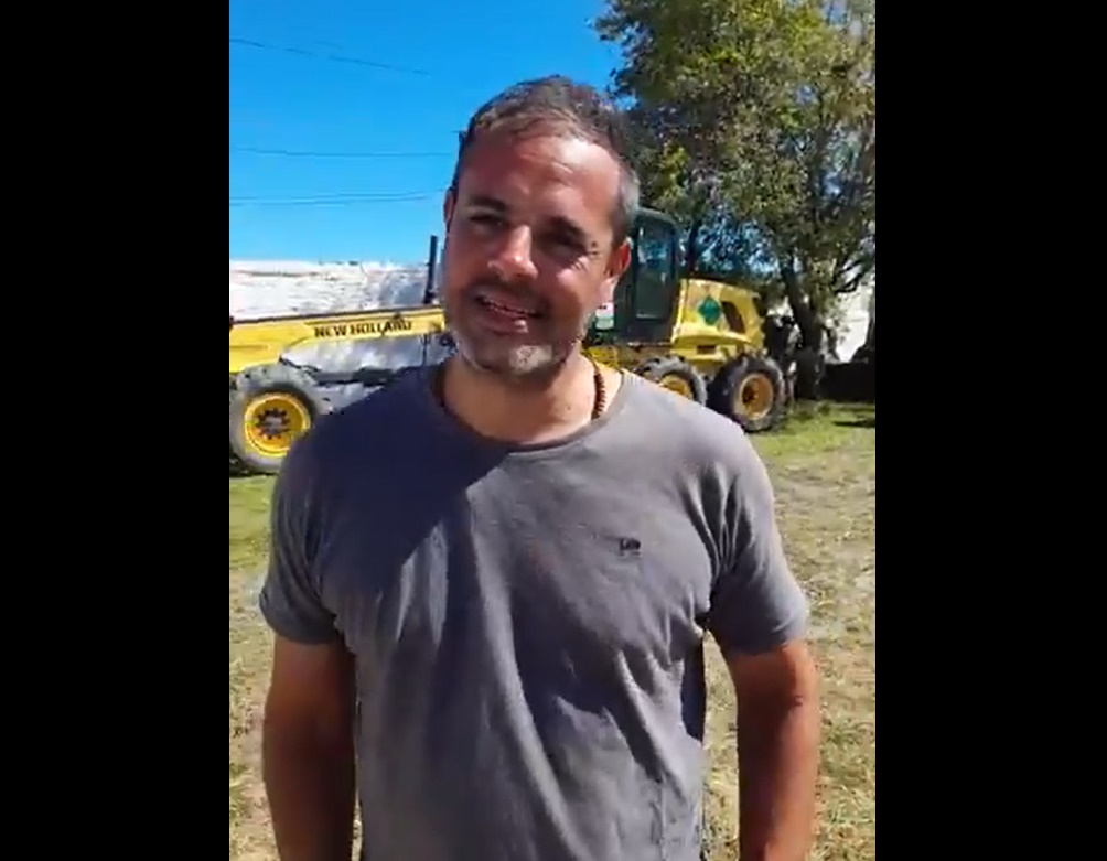 Tognola sobre las máquinas que envió el gobernador: "Estamos muy conformes por esta gestión"
