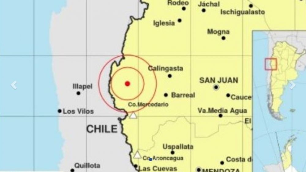 Un fuerte temblor afectó a San Juan y Mendoza