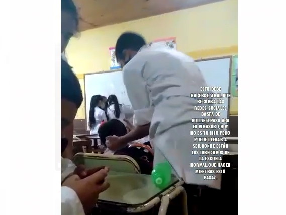 Niños de una escuela de Virasoro golpean e insultan a su compañero y el video es viral
