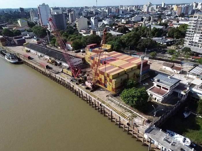El Puerto de Corrientes opera con volúmenes máximos históricos