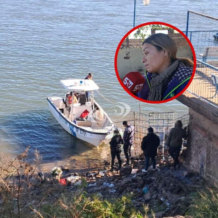Habló la mamá del desaparecido en el río: "Quiero que lo encuentren"