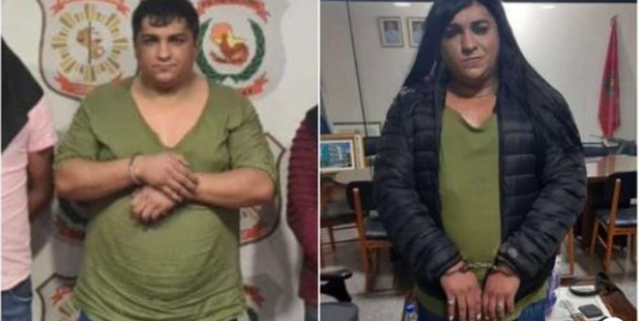 Con uñas postizas, pollera y peluca, escapó de la cárcel narco paraguayo