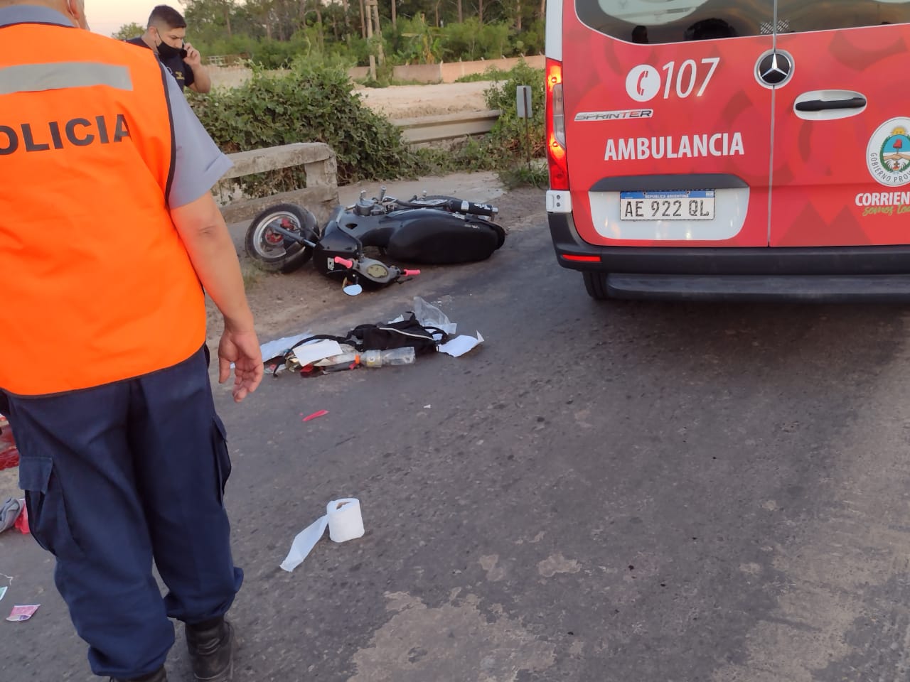 Corrientes: Penitenciaria murió tras se atropellada por un camión