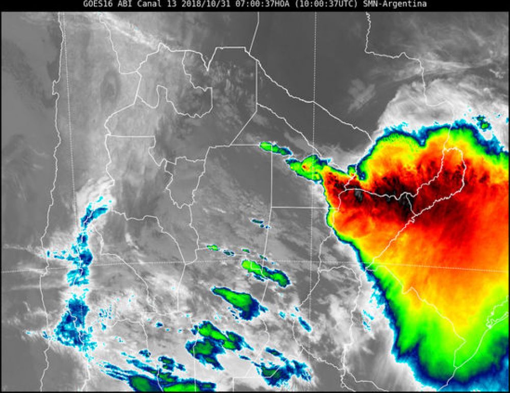 Corrientes: sigue vigente el alerta por fuertes lluvias y tormentas