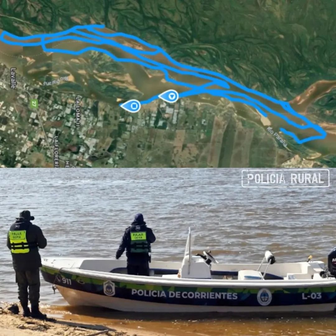 Bella Vista: no hay rastros de los dos jóvenes desaparecidos en el río Paraná