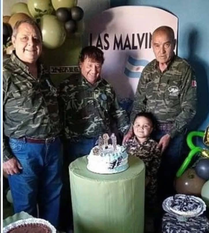 El tierno festejo de Genaro: un nene de 5 años eligió las Islas Malvinas como temática de su cumpleaños