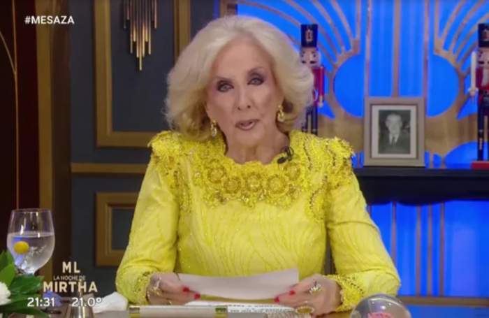 Mirtha Legrand se disculpó con Roberto García Moritán: "Se me fue la mano"