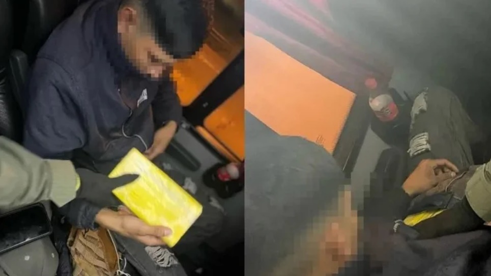 Un pasajero ocultó cocaína entre sus genitales