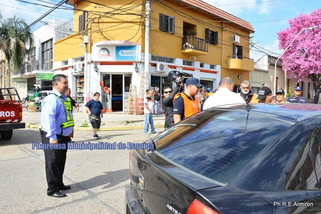 Se desarrolló un simulacro de accidente de tránsito con una víctima fatal