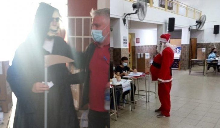 Perlitas: San La Muerte, Papá Noel y otros personajes que participaron de las elecciones