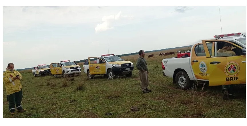 Las lluvias dieron una tregua y no hay focos activos de incendios en Corrientes