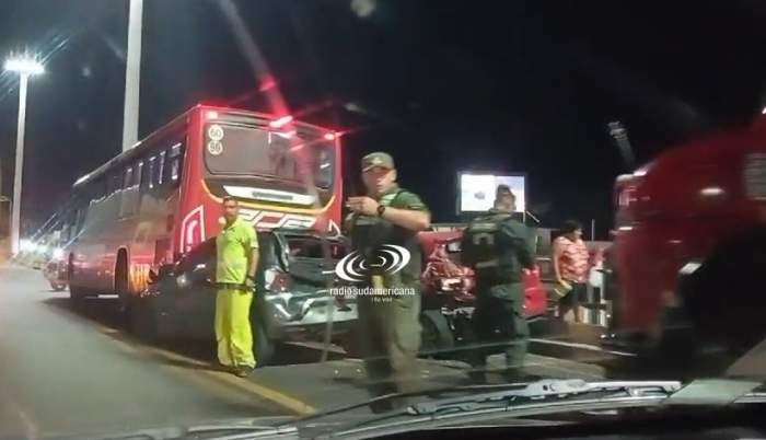 Choque en cadena generó demoras sobre el Puente Chaco - Corrientes