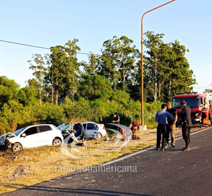 Accidente en el acceso a Saladas: hay un muerto y varios heridos