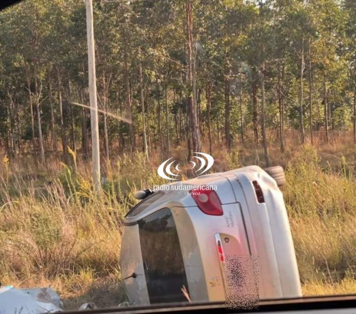 Chavarría: impactante choque múltiple sobre Ruta Nacional 123