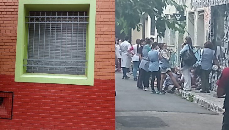 Explotó una bomba molotov en una escuela de Palermo