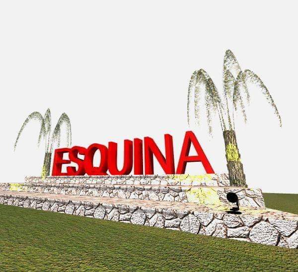Señalización de la ciudad de Esquina: " Hay mucha gente empujando para que esto salga bien"